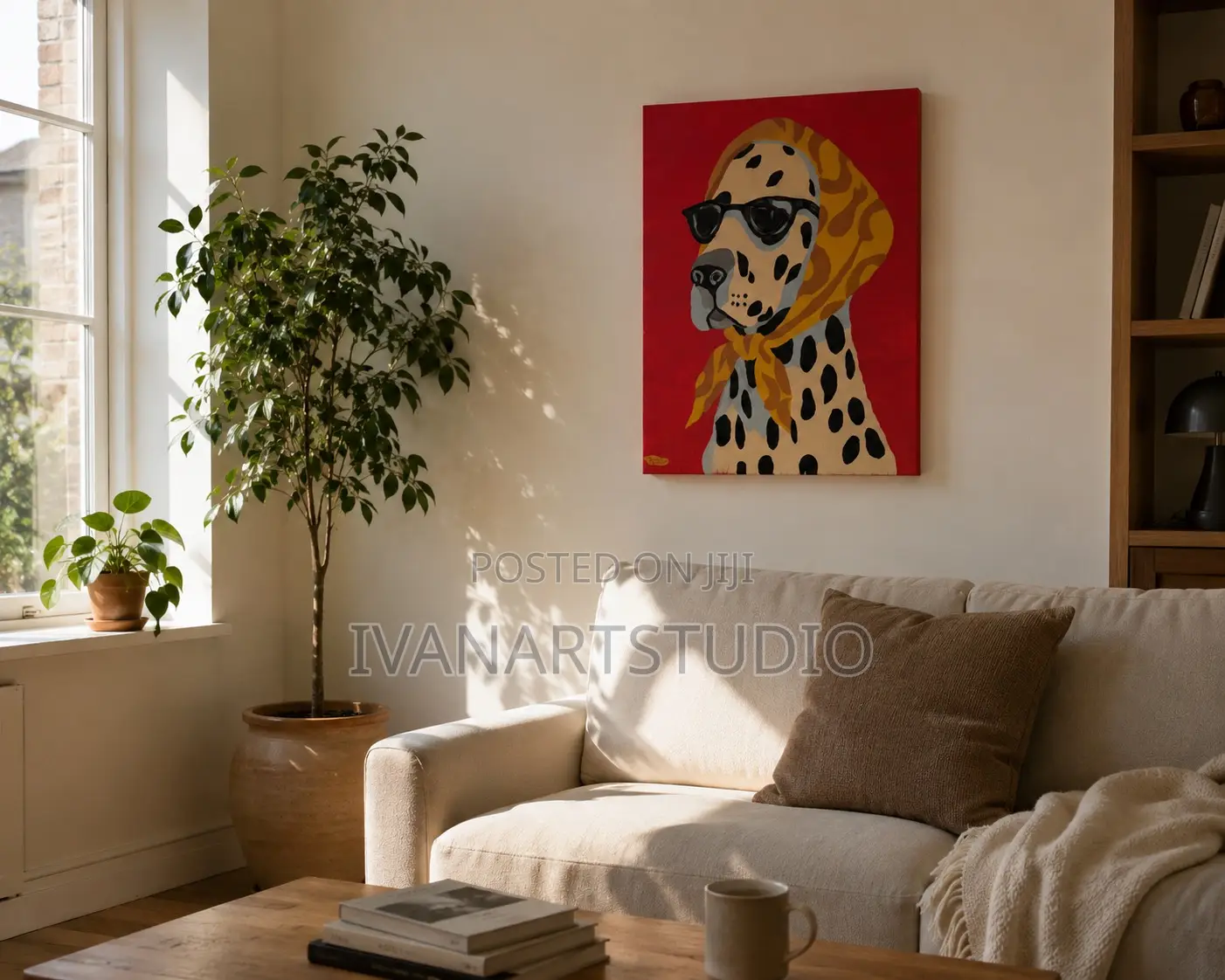Dalmatian Stylish Dog -Original Painting