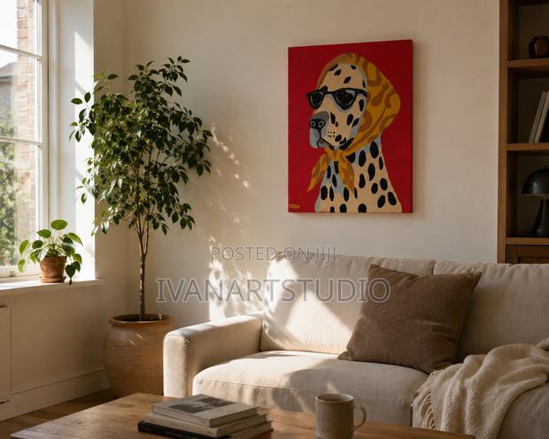 Dalmatian Stylish Dog -Original Painting