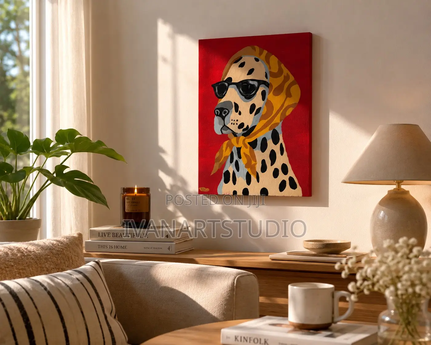 Dalmatian Stylish Dog -Original Painting
