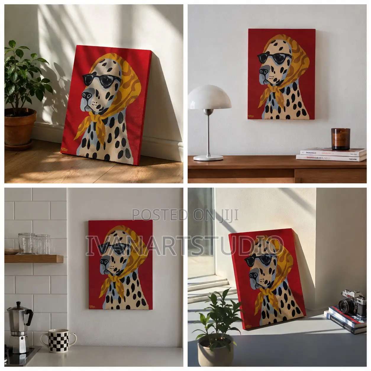 Dalmatian Stylish Dog -Original Painting