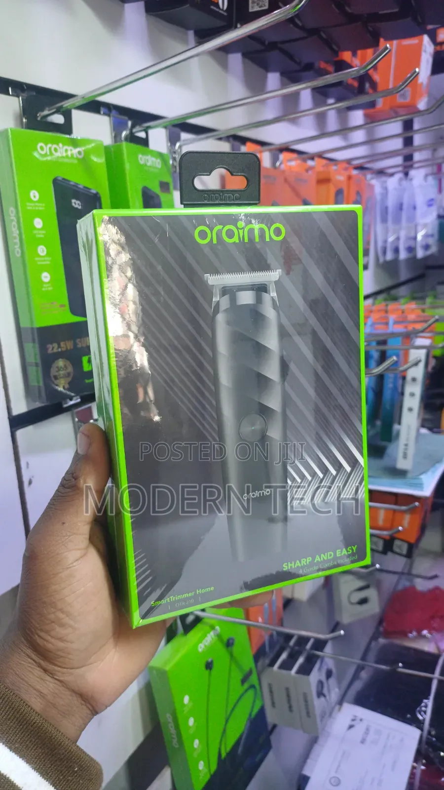 Oraimo Otr-210 Cordless Hair Cutting Machine With 4 Adjustable Combs