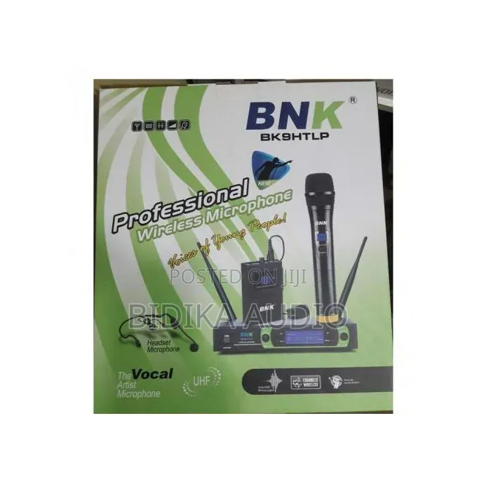 BNK 3-in-1 Wireless Microphone System – Handheld, Lavalier Headset