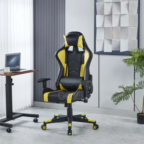 Gaming Chair : Leather Padded Executive Home Office Gaming Chair