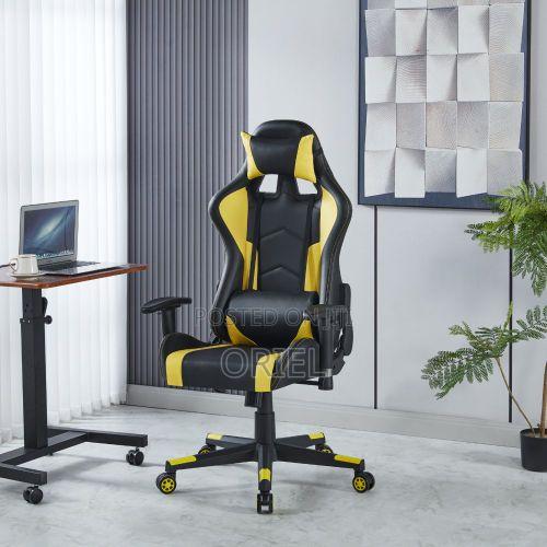 Gaming Chair : Leather Padded Executive Home Office Gaming Chair - thumbnail 2