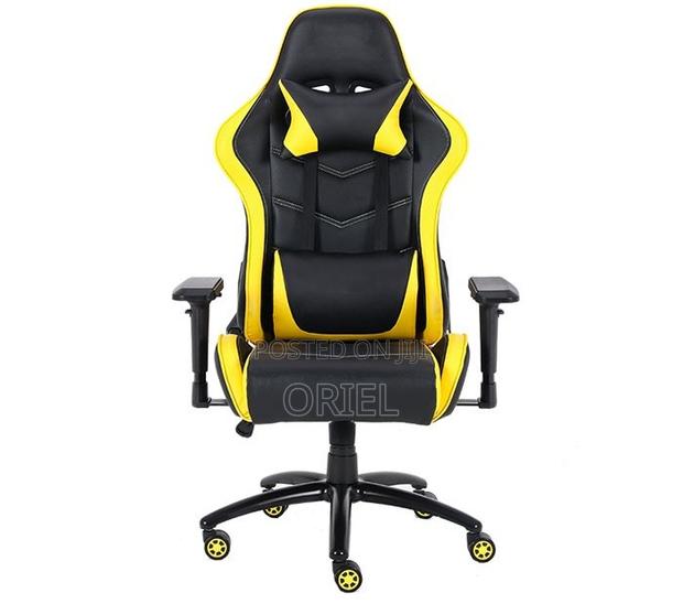 Gaming Chair : Leather Padded Executive Home Office Gaming Chair - thumbnail 6