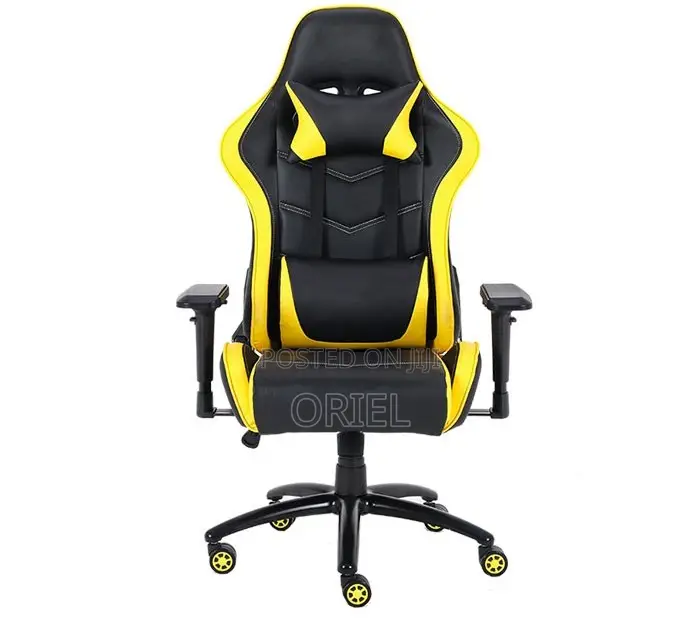 Gaming Chair : Leather Padded Executive Home Office Gaming Chair