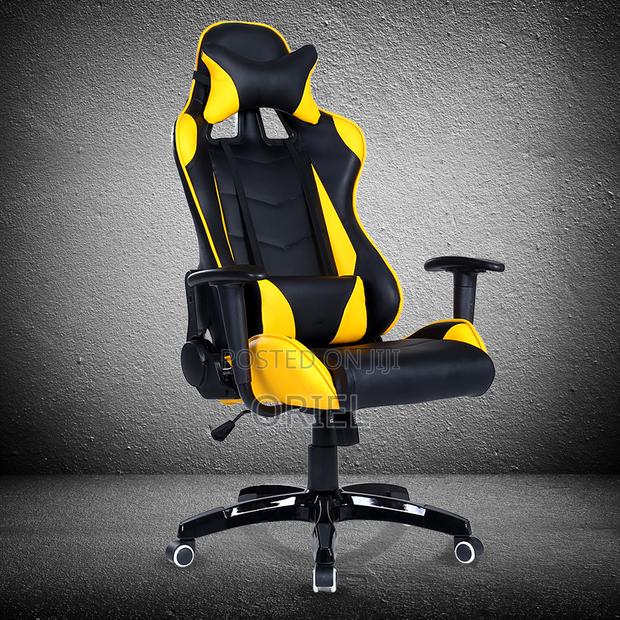 Gaming Chair : Leather Padded Executive Home Office Gaming Chair - thumbnail 8