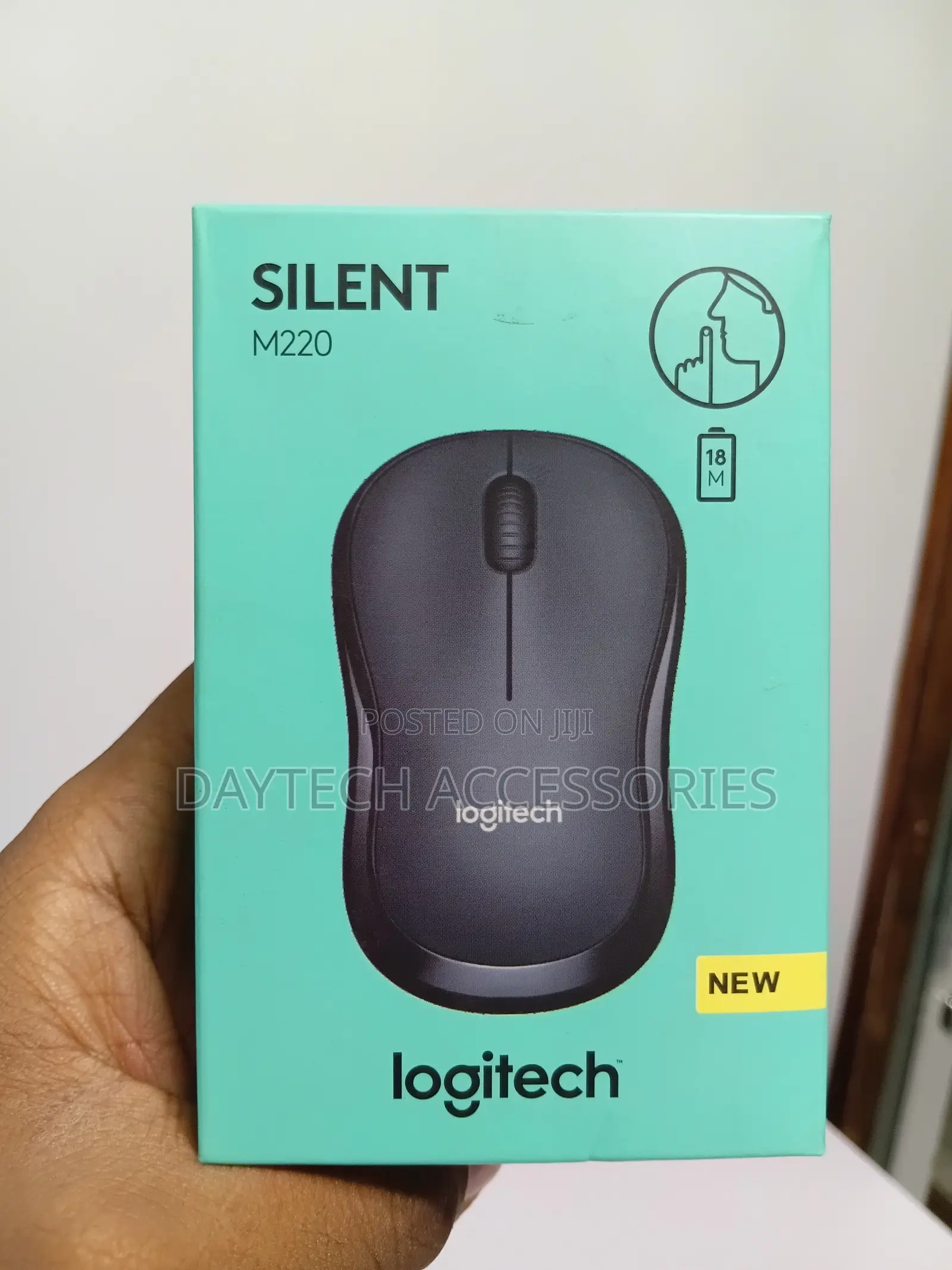 Logitech M220 Silent - Black - 2.4ghz - Emea