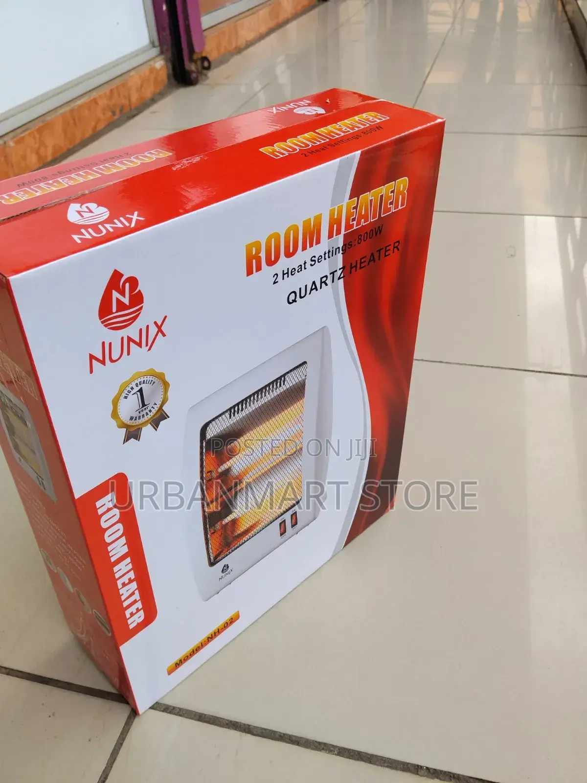 Nunix Nh-02 Quartz Portable Room Heater 800w