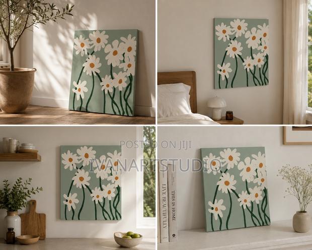 Daisy Dreams Original Acrylic Painting - thumbnail 6