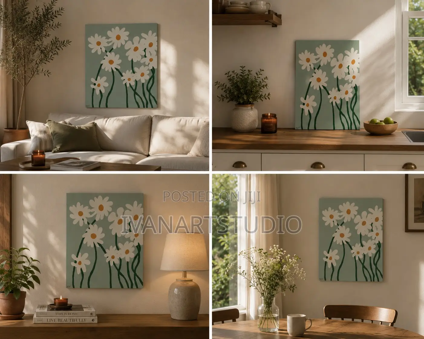 Daisy Dreams Original Acrylic Painting