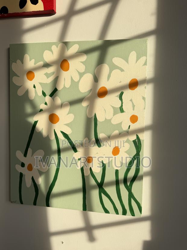 Daisy Dreams Original Acrylic Painting - thumbnail 5
