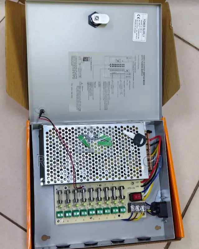 12v, 10 Amps Amperes Closed Cctv Cameras Power Supply Unit