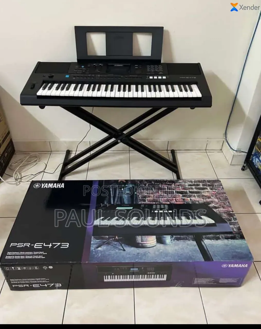 Yamaha PSR-E473 61-Key Portable Keyboard