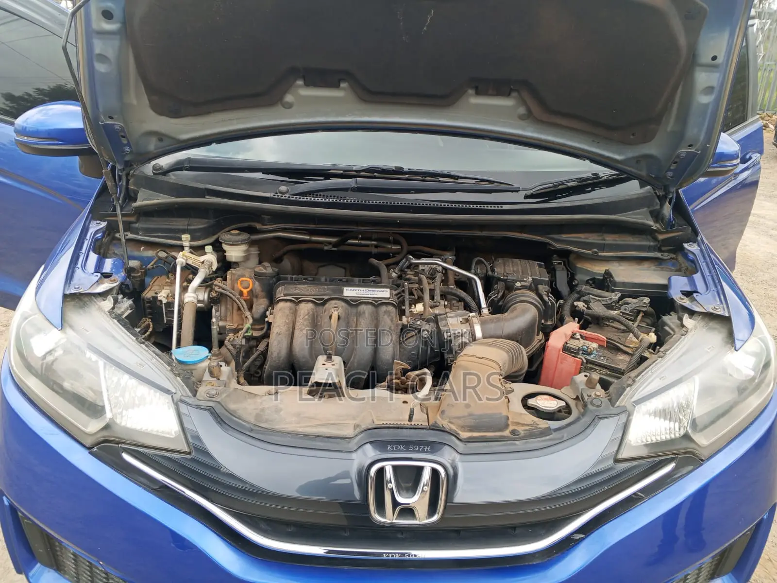 Honda Fit 2015 Blue