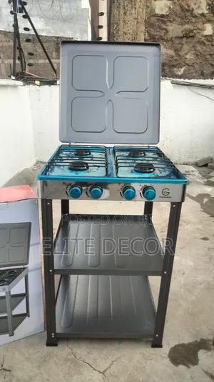 Eurochef Full Gas Standing Cooker With Shelves