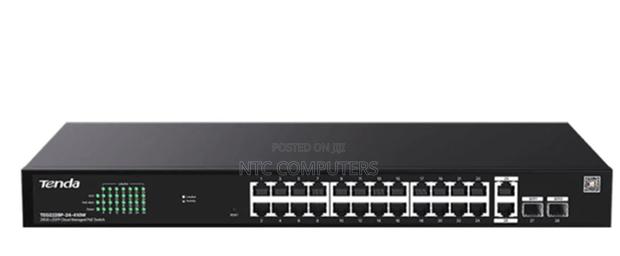 Tenda Teg2228p-24-410w 28port Cloud-Managed Gigabit Poe+ Switch–24 Poe