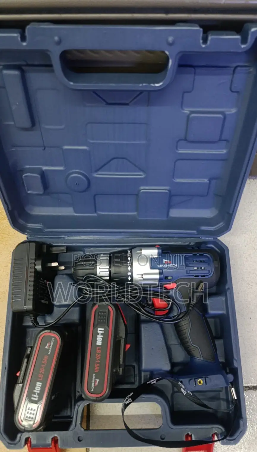 Maxmech 20v Cordless Drill/20v 1.5ah Maxmech Cordless Drill