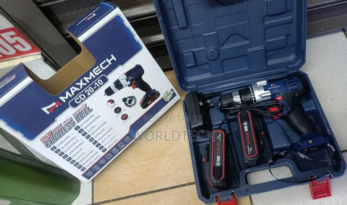 Maxmech 20v Cordless Drill/20v 1.5ah Maxmech Cordless Drill