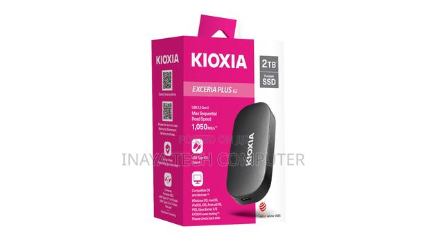 Kioxia Exceria Plus G2 2tb Portable External SSD