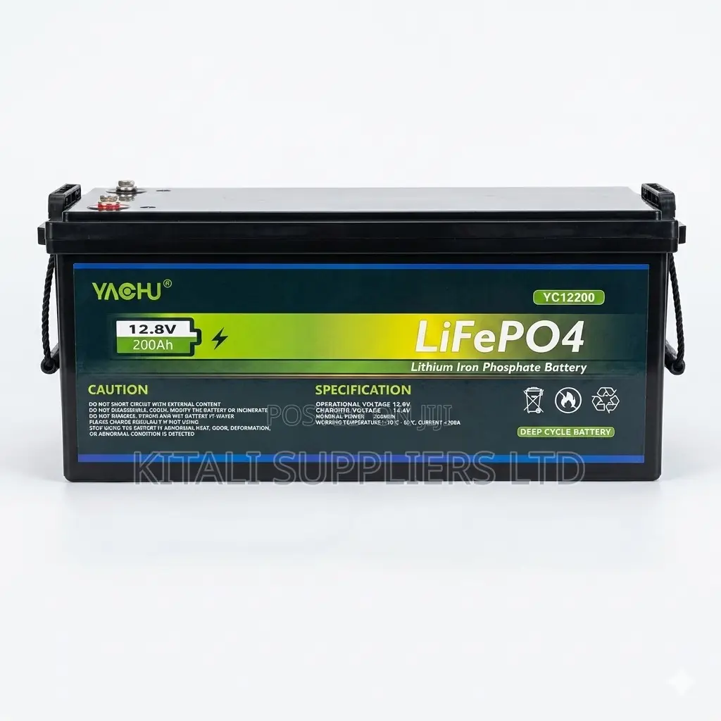 Yachu 200ah 12.8v Lithium Lifepo4 Deep Cycle Solar Battery