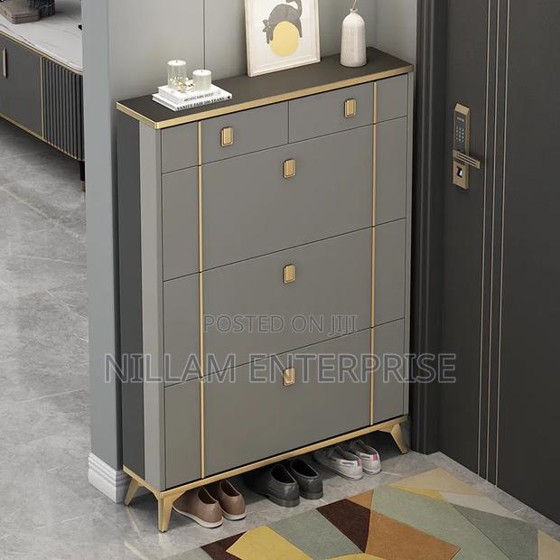 Smart Flip Design Shoe Cabinet