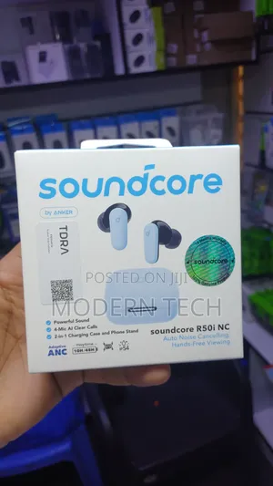 Original Anker Soundcore R50i Nc Earbuds – Anc, Bassup, 40h Playtime