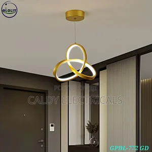 Modern Ceiling Light Black or Gold in Colour