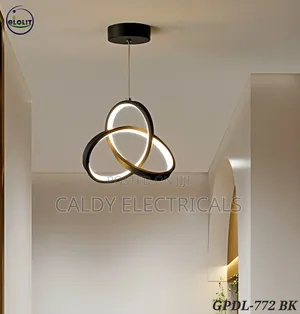 Modern Ceiling Light Black or Gold in Colour