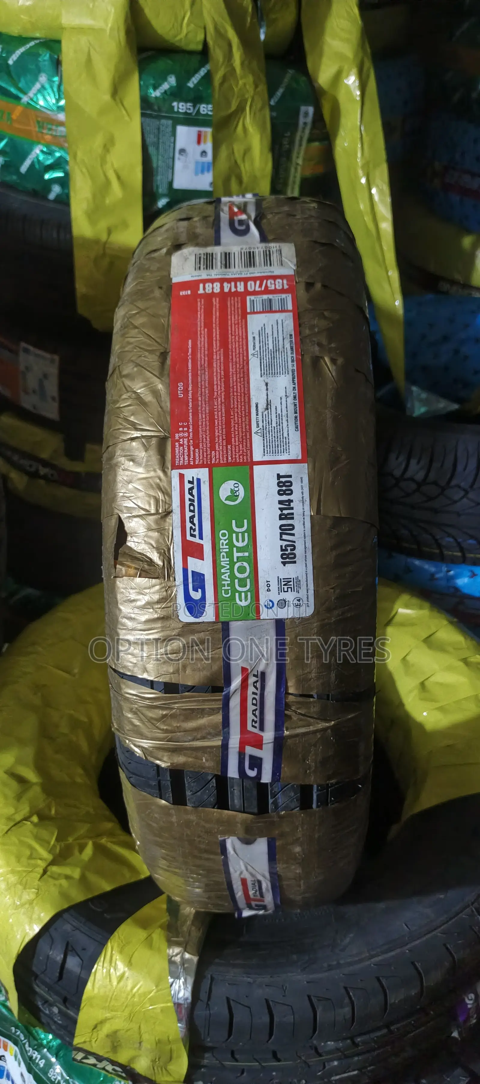 185/70r14 G.T Indonesia Tyre for Sale