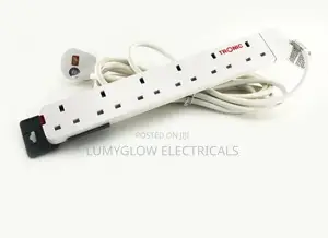 6way Extension Tronic White