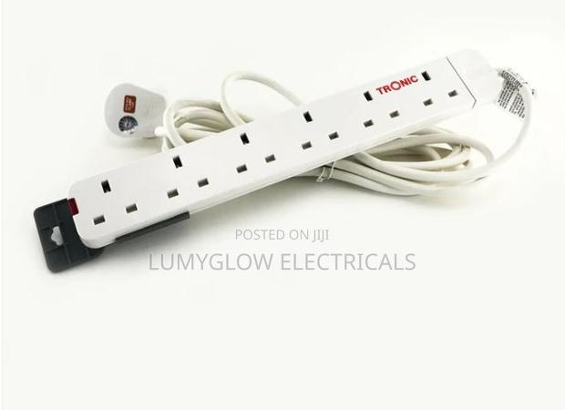 6way Extension Tronic White