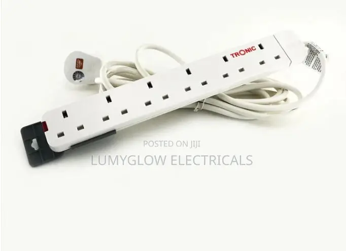 6way Extension Tronic White
