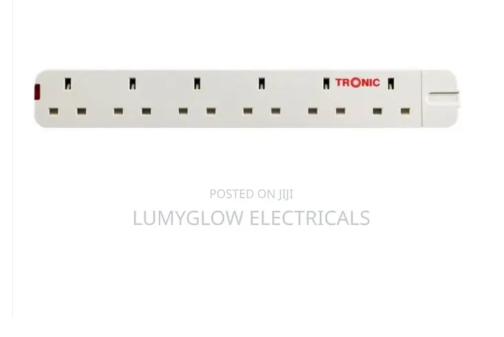 6way Extension Tronic White