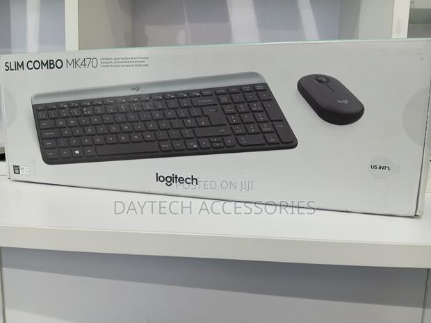 Logitech Keyboard + Mouse - Wireless - Mk470 - Qwerty (Us) - Graphite