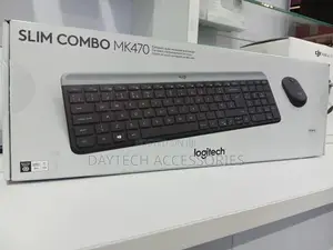 Logitech Keyboard + Mouse - Wireless - Mk470 - Qwerty (Us) - Graphite