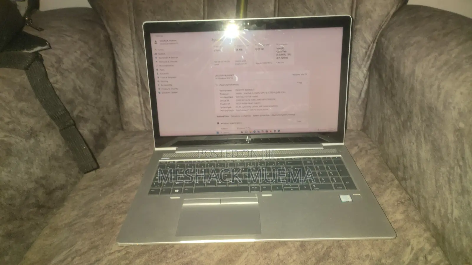 Laptop HP EliteBook 850 G5 8GB Intel Core i5 SSD 256GB