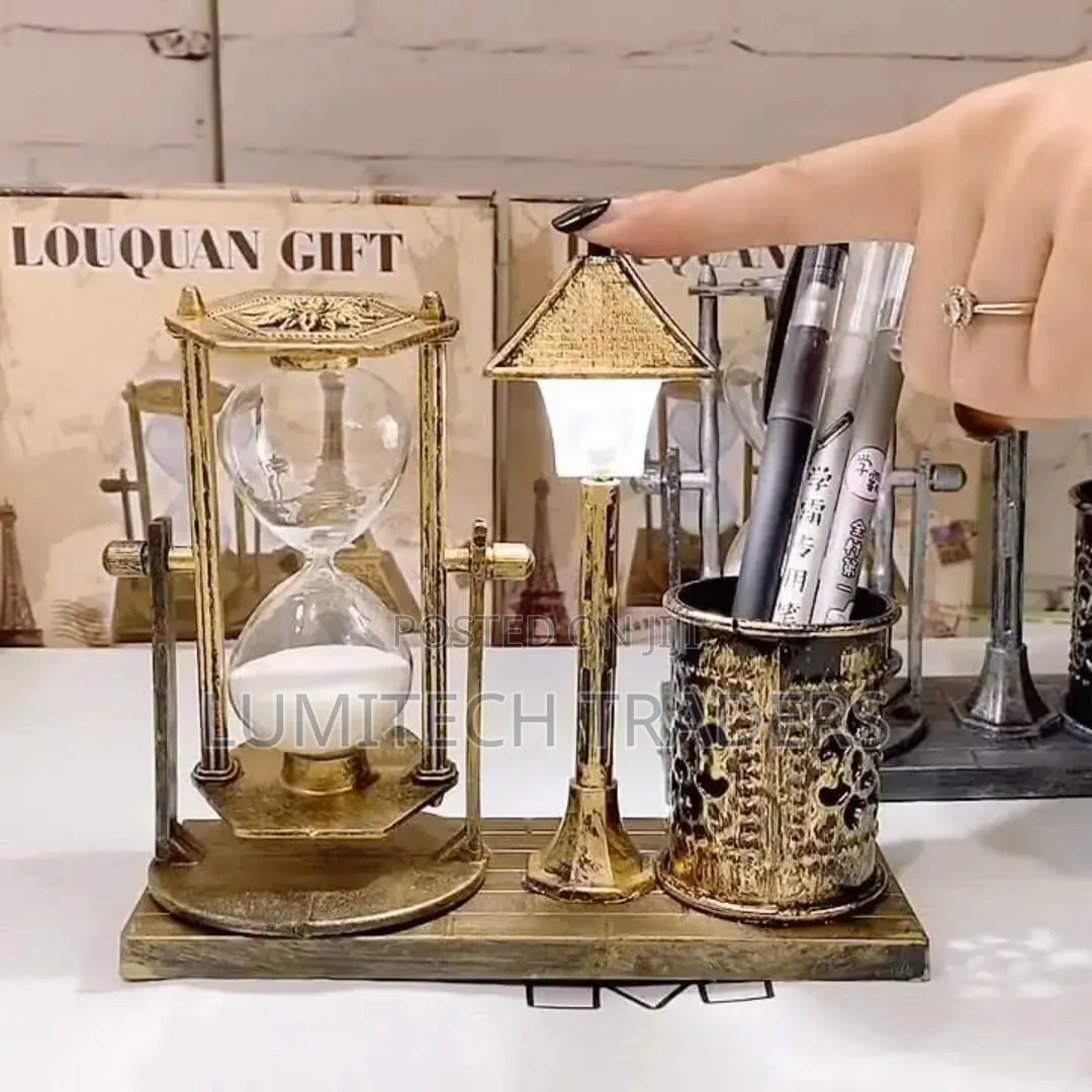 Hourglass With Lantern
