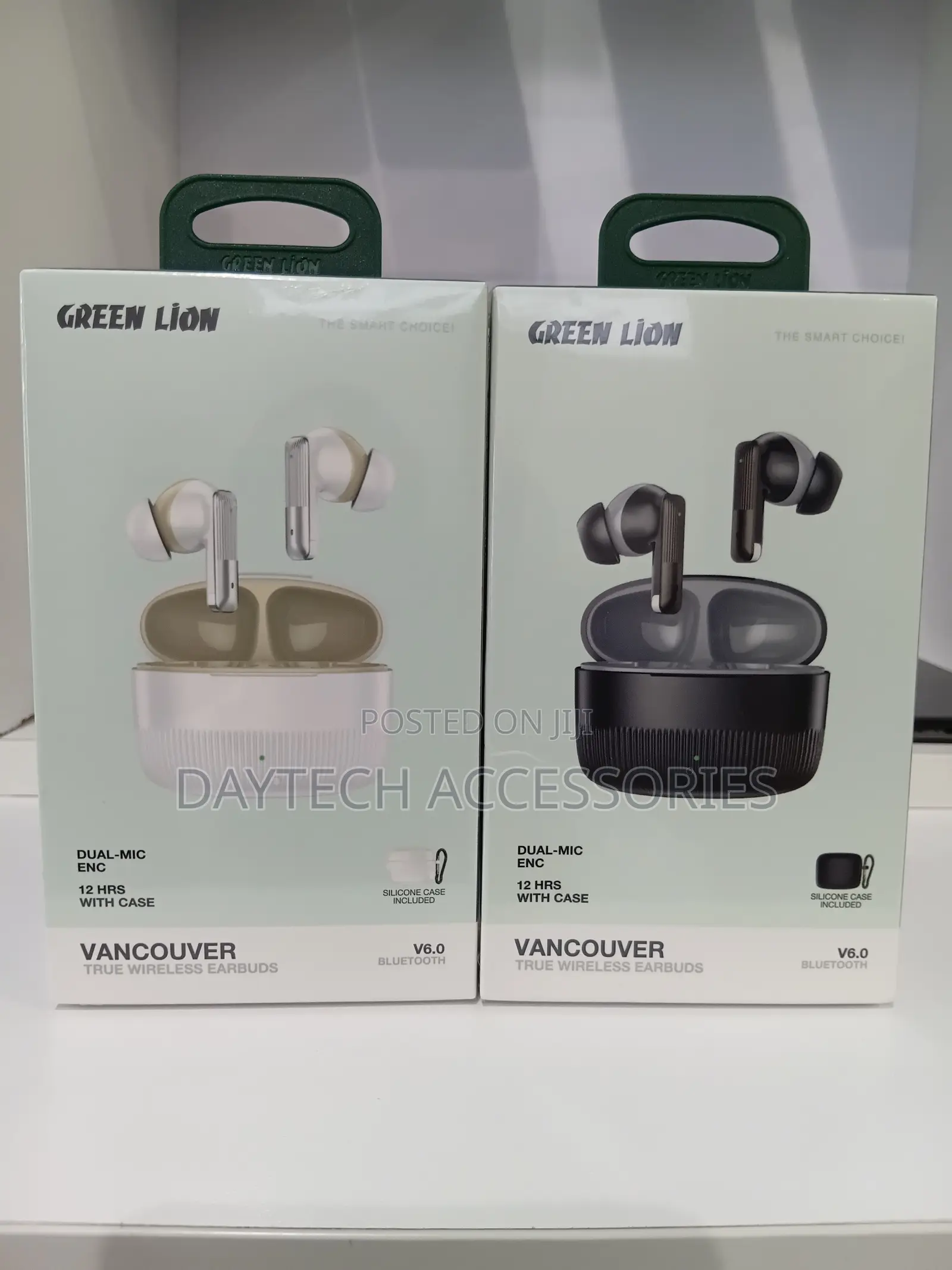 These Are Green Lion Vancouver True Wireless Earbuds.