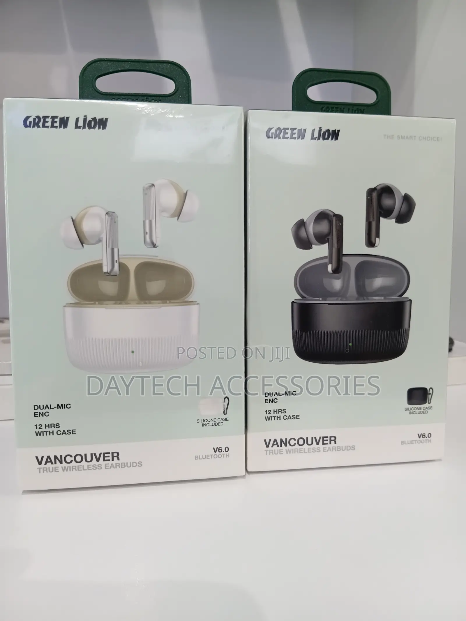 These Are Green Lion Vancouver True Wireless Earbuds.