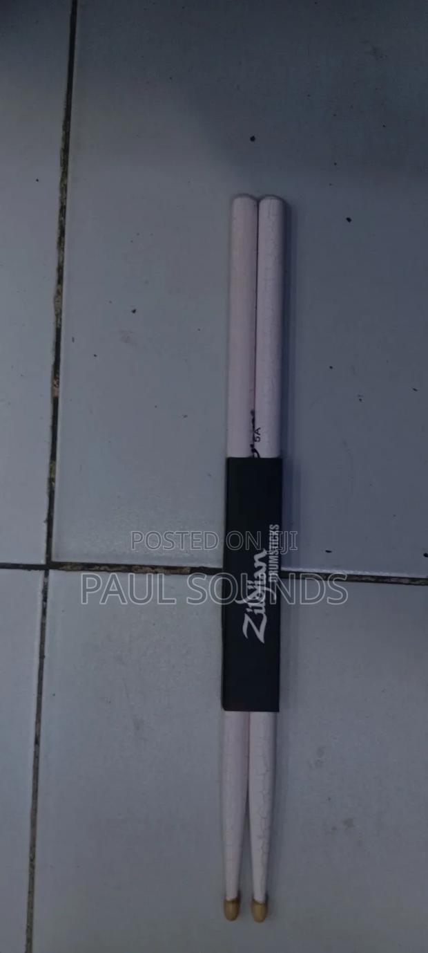 Zildjian 5a White Crackle Hickory Drumsticks