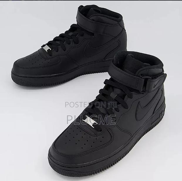 Nike Airforce 1 High-Cut Sneakers Black/White