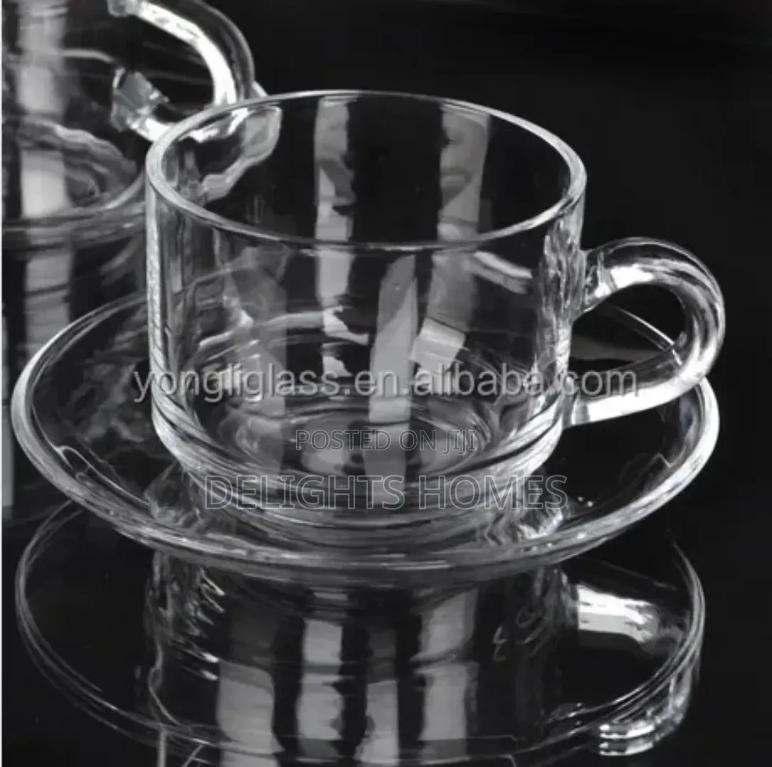 12 PCS Cup and Soucer Glass_jim