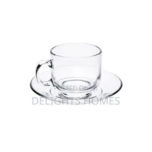 12 PCS Cup and Soucer Glass_jim