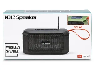 N312 Wireless Solar Bluetooth Speaker With Fm Radio.
