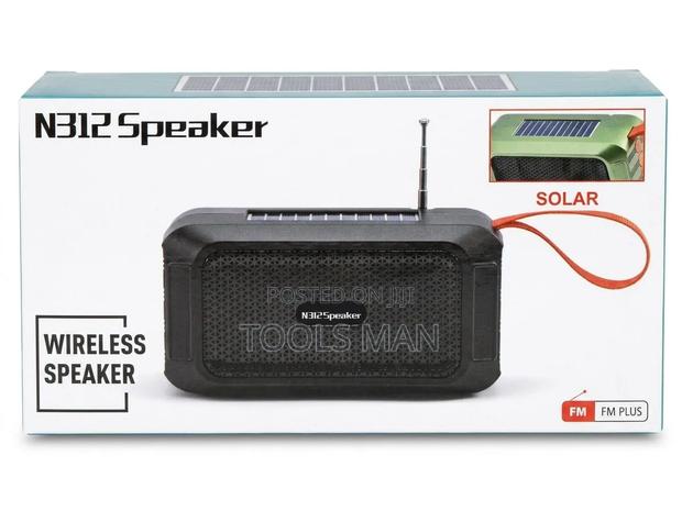 N312 Wireless Solar Bluetooth Speaker With Fm Radio.