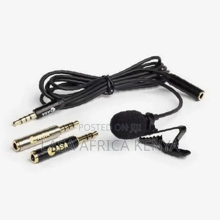 Lasa 3.5mm Lavalier Microphone For Phones Dslr Cameras