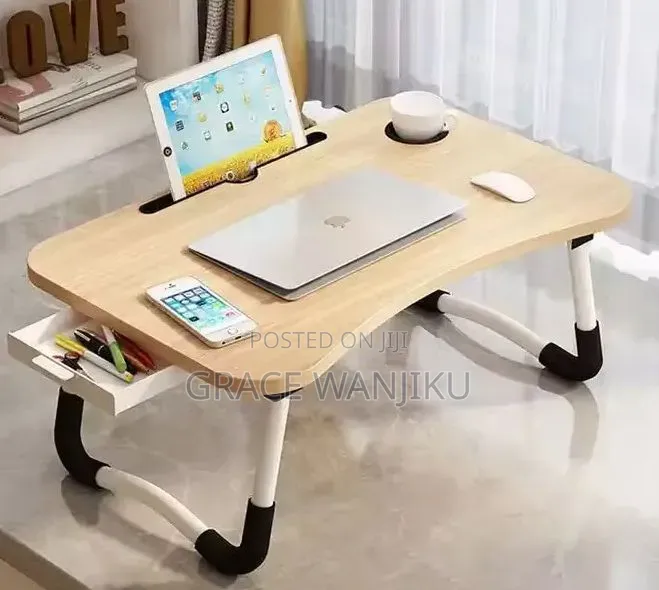 *Breakfast Laptop Table/Work Table With Side Drawer*
