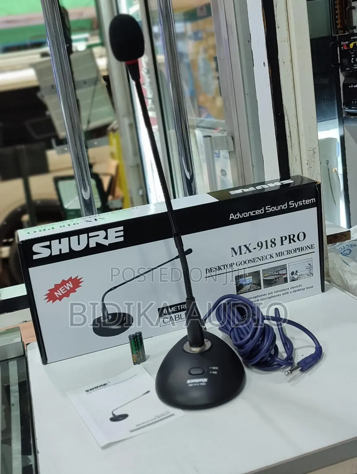 Shure Mx-918 Pro Desktop Gooseneck Condenser Microphone