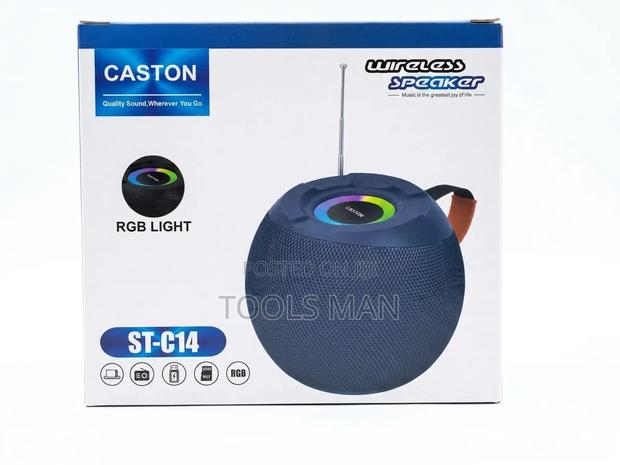 Caston St-C14 Portable Wireless Speaker With RGB Light Fm Radio.